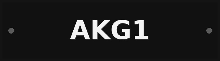 Photo of plate AKG1