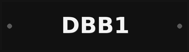 Photo of plate DBB1
