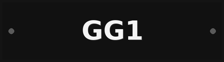 Photo of plate GG1