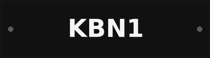 Photo of plate KBN1